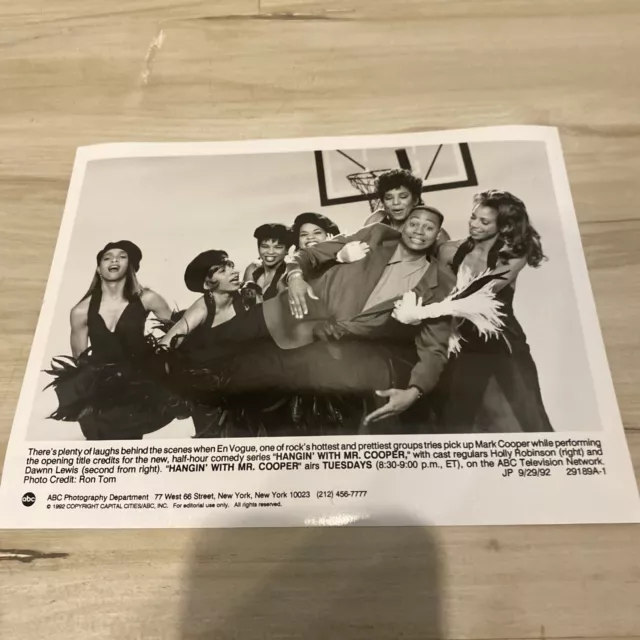 HANGIN WITH MR COOPER Press Photo 7X9 Holly Robinson Pete Mark Cooper 1992
