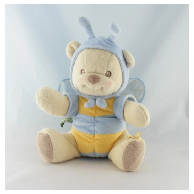 Doudou Ours déguisé en Abeille Nature Bearries de Fisher Price 30 cm - 9802