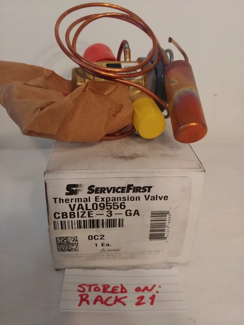 ServiceFirst VAL09556 Thermal Expansion Valve TXV CBBIZE-3-GA