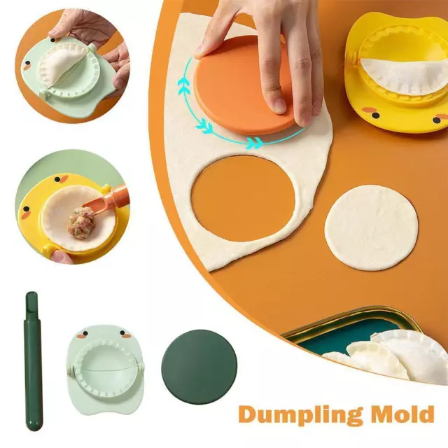 Lazy Dumpling Maker Cute DIY Plastic Dumplings Molds Kitchen Dough Gadget|  O3P9 2