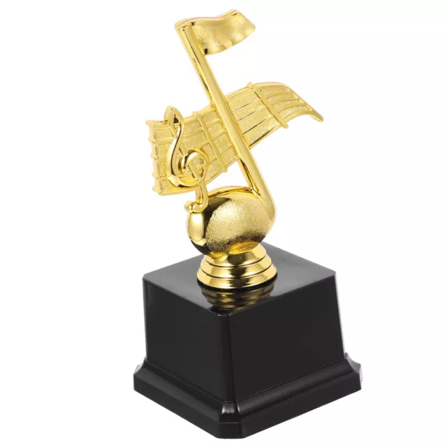 Desktop Musical Note Trophy Figurine Plastic Trophy Competition Trophy Note