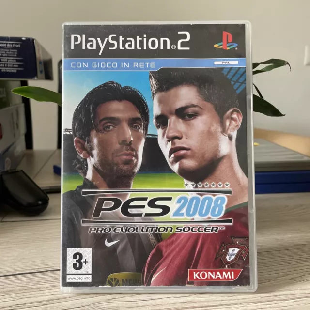 Pes 2008 Pro Evolution Soccer Gioco Playstation 2 Ps2 Italiano Completo Ronaldo