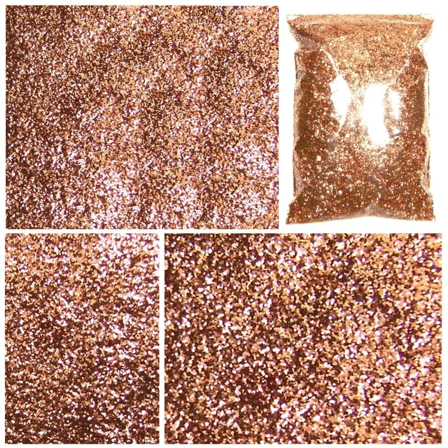 2 lb / 907g Polished Copper Metal Flake, .004" to .025", Bulk Pro Paint Additive