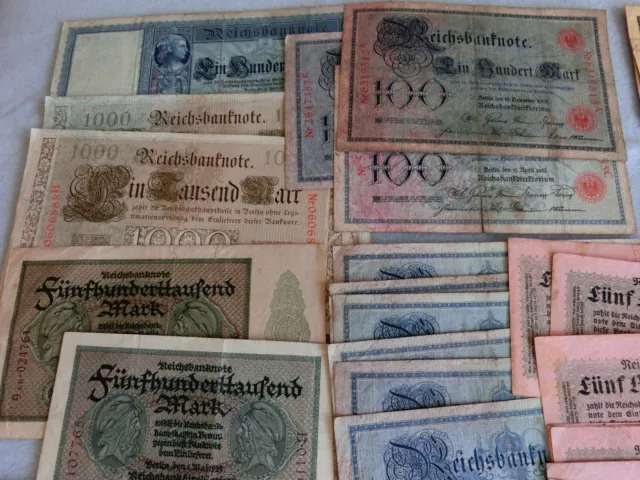 Deutsche Reichsbanknoten Sammlung - 380 Stück 3