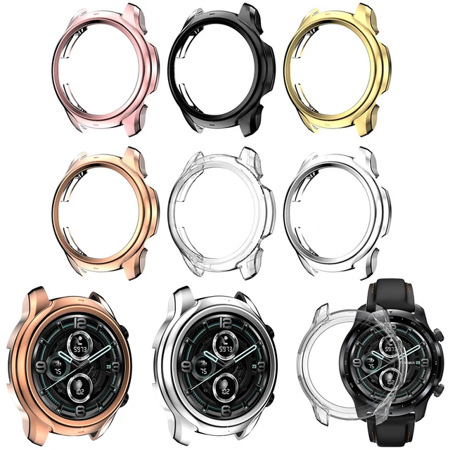 TPU Plating Watch Case Cover Bumper Rahmen für TicWatch Pro 3 GPS Smart Watch