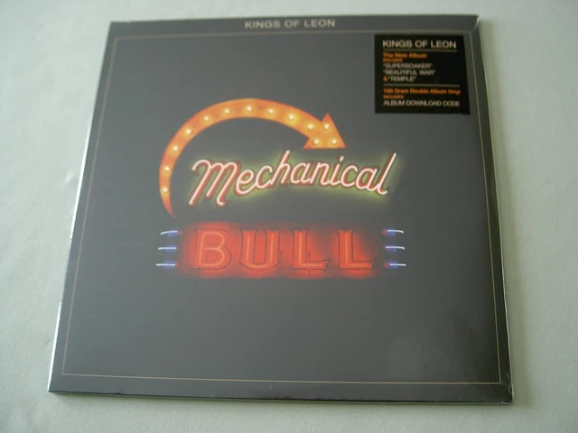 KINGS OF LEON Mechanical Bull new sealed EU 2013 vinyl 2LP