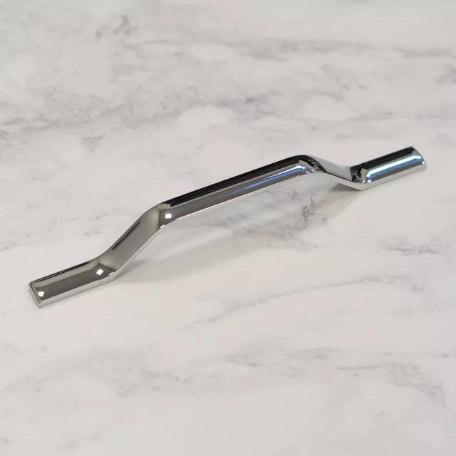Chrome Kitchen Cupboard Handle 160mm 192mm Shiny Cabinet Door Drawer Pull