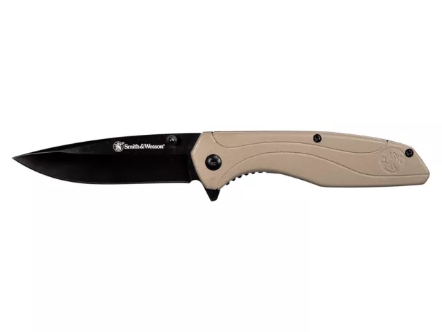 Coltello Tattico - Smith & Wesson FOLDING DROP POINT NYLON 1084312