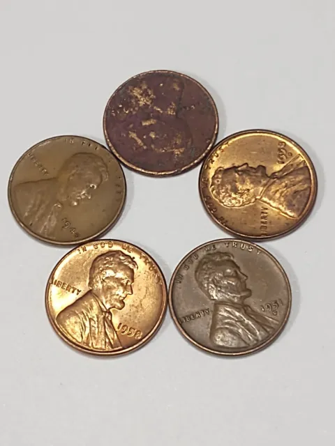 Lincoln WHEAT PENNIES Lot (M1)