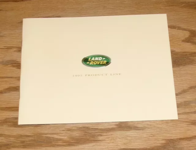 Original 1995 Land Rover Full Line Sales Brochure 95 Range Discovery Defender 90