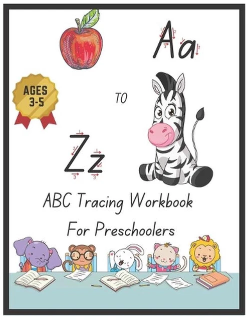 TRACING BOOK FOR preschoolers and kids ages 3-5: alphabet tracing book ...