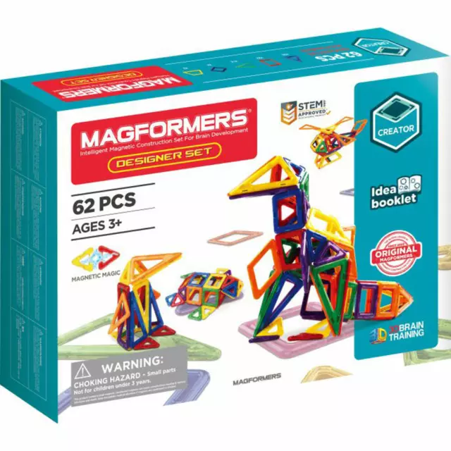 Magformers Creator Designer Set 62-tlg. Magnetische Bausteine Magnetbausteine