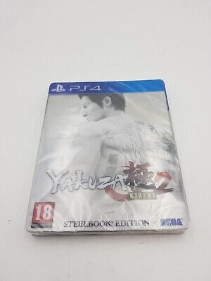 Yakuza 2 Kiwami Steelbook Edition PS4 Playstation 4 Game BRAND NEW SEALED PAL