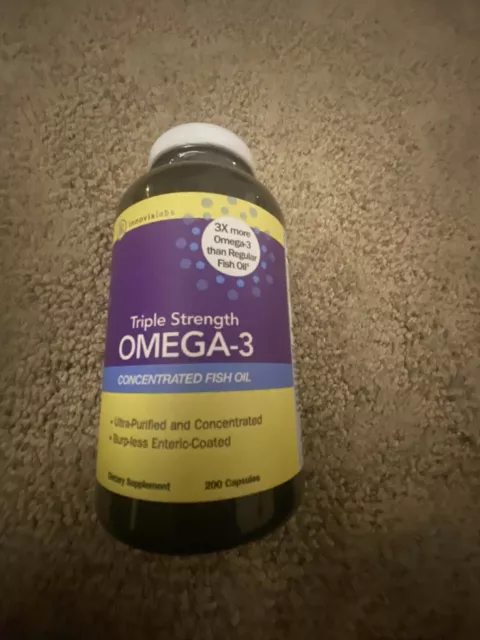 Omega-3 de triple fuerza, 200 cápsulas - CAPTO 07/2024