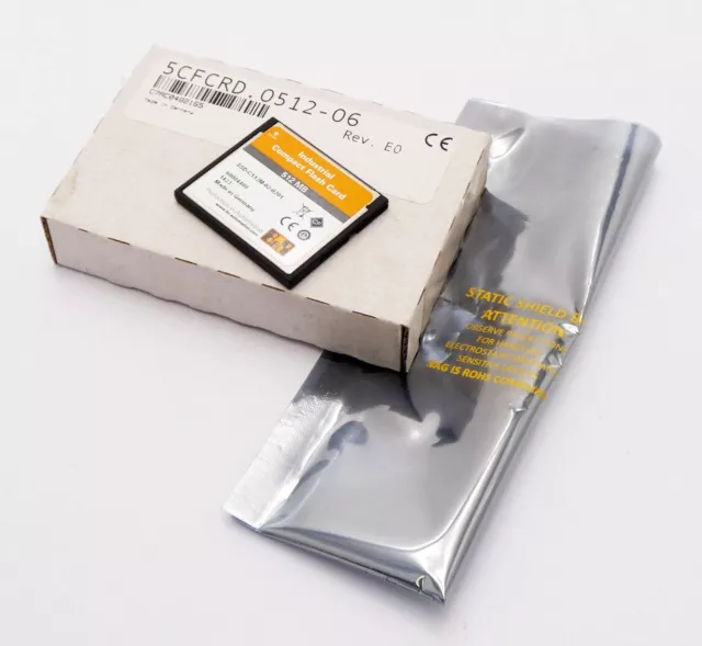 B&R Automation SSD-C512M-02-0201 5CFCRD.0512-06 512MB E: E0 Flash Card -unused-