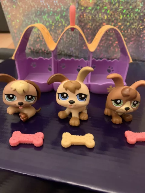 AUTHENTIC LITTLEST PET Shop POODLE TRIPLETS 37 38 39 Puppy