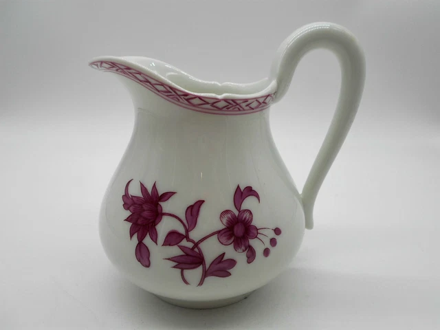 ( 02 ) Pot A Lait / Pichet En Porcelaine De Limoges Modèle Vieux Chine Rose