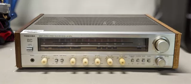 Vintage Toshiba SA-5000 Servo Locked Stereo Receiver (As Is)