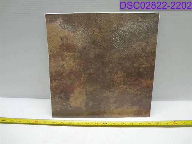 Qty = 96: Peel & Stick Vinyl Floor Tiles 12" x 12", 1.25mm Gauge P/N 123129