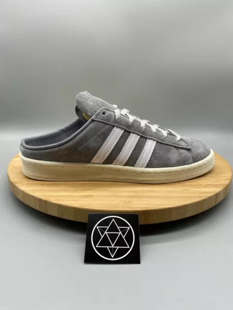 ADIDAS SNEAKERS MENS Size 7 Gray Suede Shoes OG Samba Campus 80's Slip ...