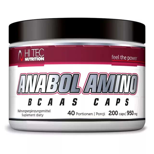 HI TEC ANABOL AMINO 200 CAPS - Aminosäure-Nahrungsergänzungsmittel