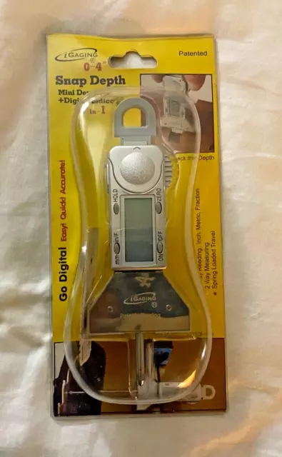 iGaging 0-4" Snap Depth - Mini Depth Gauge +Digital Indicator