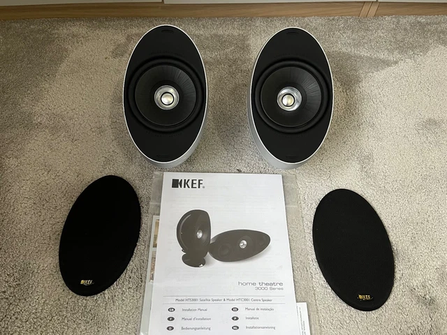KEF KHT HTS3001 Speakers SP3513 in Silver £90.00 - PicClick UK