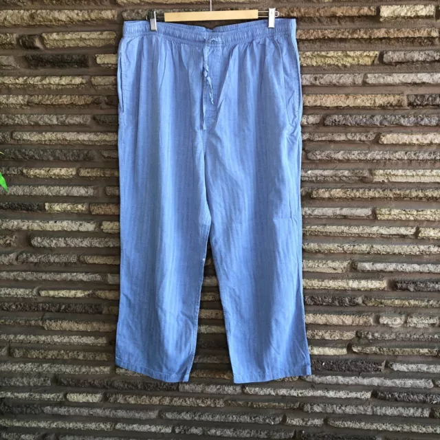 Nautica Men's Blue Woven Pajama Pants XL 2