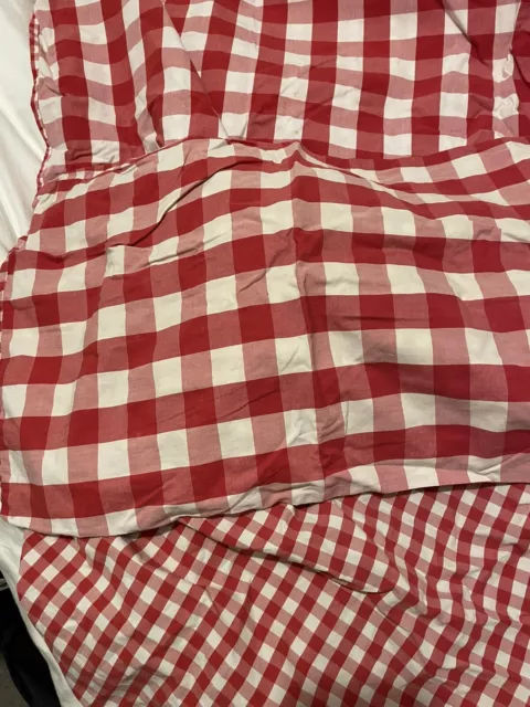 Lenzuola letto The White Company Gingham