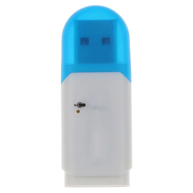 Audio Stereo Receiver Car Kit Portable USB Wireless Audio Adapter (Blue)