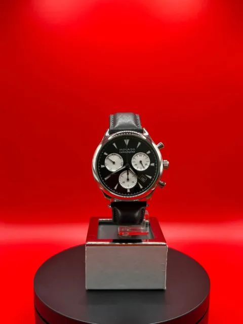 MOVADO Heritage Chronograph Black Dial Men's Watch - 3650005