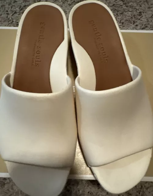 Gentle souls deals gisele wedge slide