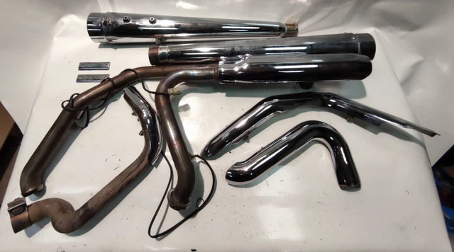 2017 Harley-Davidson FLHTKL Full Exhaust System CFR Chrome Pipes Original