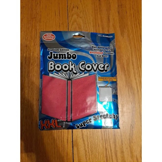 Premium edition jumbo super stretch book cover pink it's academic
