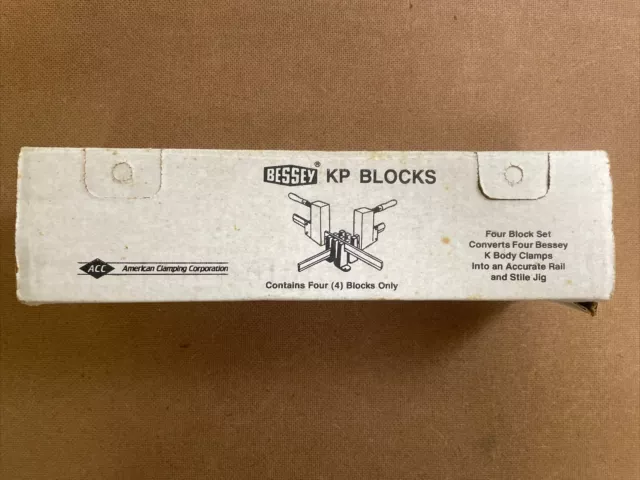 BESSEY KP BLOCKS 301001 *Set Of 4 Blocks - Black