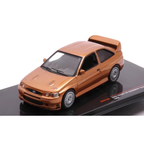 Miniature FORD ESCORT RS COSWORTH CUSTOM 1992 MARRON IXO (415N) chez