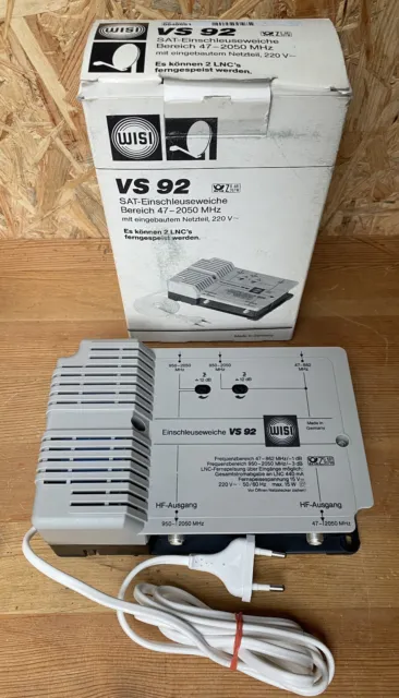 WISI VS 92 SAT-Einschleuseweiche Bereich 47-2050 MHz