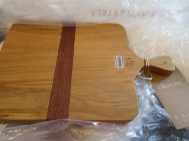 Pottery Barn Handmade Reclaimed Oak Cutting Board Small New