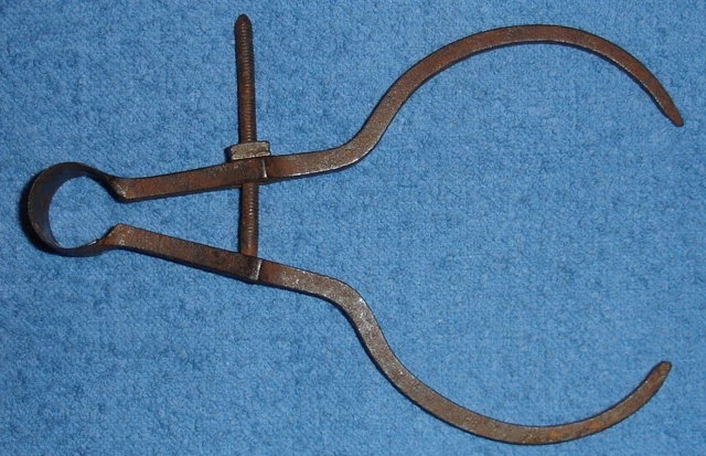 ANCIEN OUTIL: COMPAS d'Epaisseur en Acier, pas de Marque EUR 13,00 ...