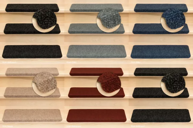 Stufenmatten Ramon MW Rechteckig in 5 Farben Versch. Set Varianten 12-30 Stück