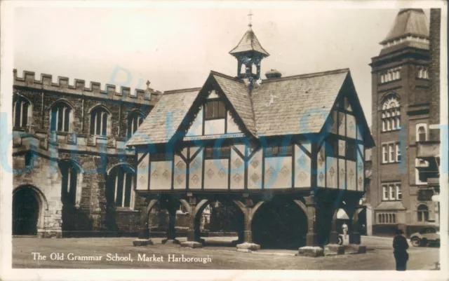 Market Harborough Old Grammar School Real photo