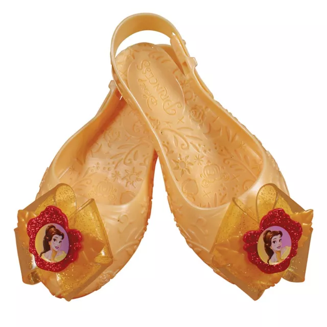 Scarpe ufficiali Disney Princess Belle per ragazze taglia 11 EU 29 costume bambini vestite