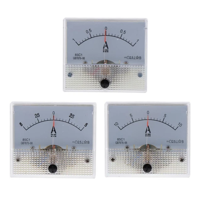 DC ANALOG AMP Meter Amperemeter 85C1 Gauge Dauerhafte Auto Circuit