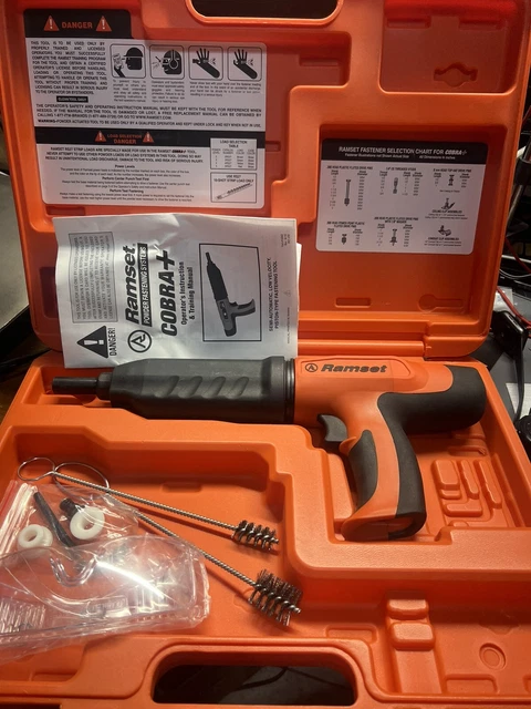 Ramset Cobra Plus .27 Caliber Semi Automatic Powder Actuated MISSING ACCESSORIES