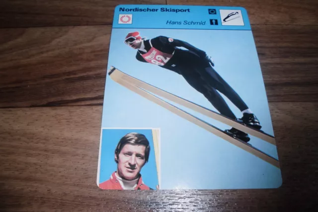 HANS SCHMID / Nordischer Skisport -- Editions Rencontre S.A. Lausanne 1977