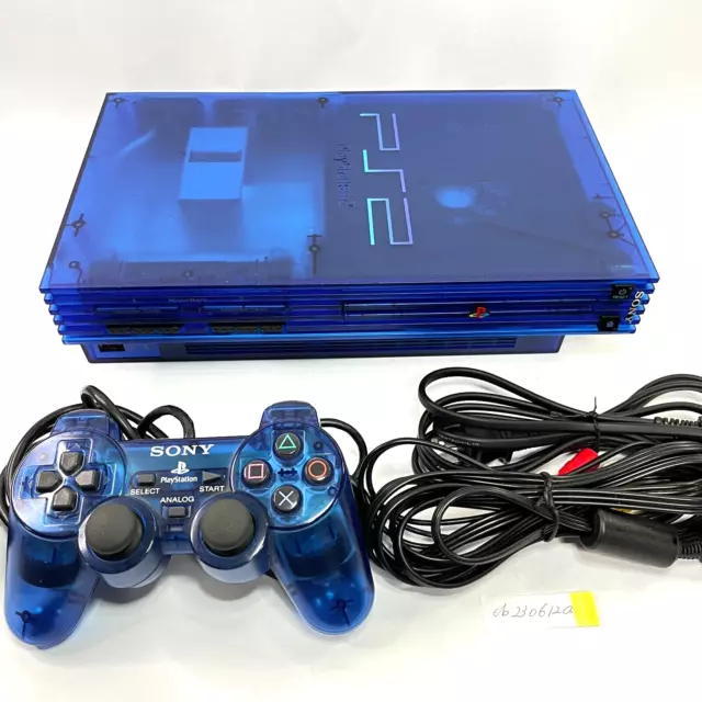 Sony Playstation 2 Ocean Blue LIMITED EDITION – RetroPixl