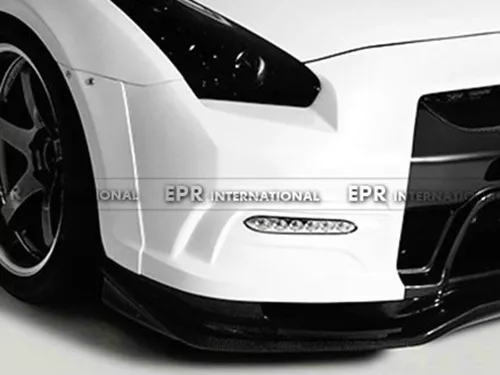 NEW FRONT FENDER Extension For Nissan GTR R35 Early OE Bumper 2013 Ver ...