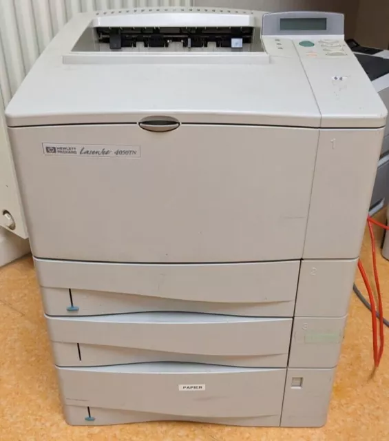 HP LaserJet 4050TN Laserdrucker - Gebraucht - Zusatzfach