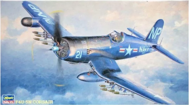 Hasegawa JT75 1/48 Scale Aircraft Fighter Model Kit Vought F4U-5N Corsair