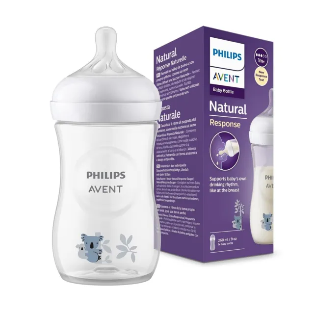 Philips Avent Babyflasche Natural Response, für Babys ab 1 Monat